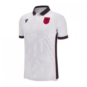 Koszulka Albania Wyjazdowe Euro 2024 Koszulki Piłkarskie Krótki Rękaw